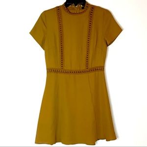 Forever 21, size Small, mustard color dress